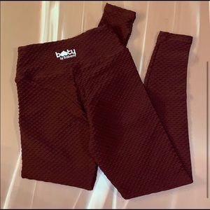 Booty by Brabants merlot croco skin, full length